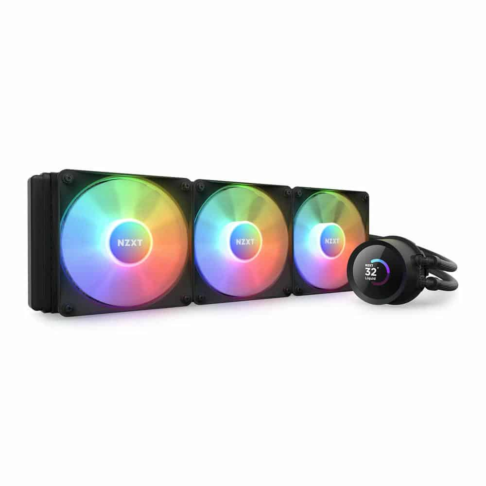 (image for) NZXT Kraken 360 RGB Black All In One 360mm Intel/AMD CPU Water Cooler (2023 Edition)